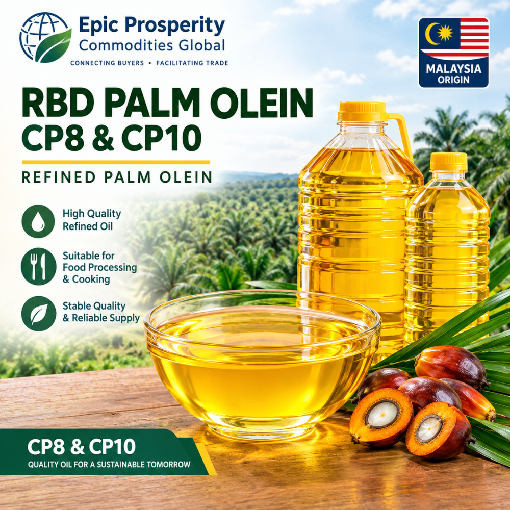 RBD Palm Olein CP8 & CP10 – Refined Palm Olein